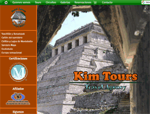 Tablet Screenshot of kimtourspalenque.com